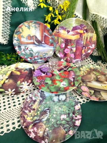 Колекция Coalport Англия  Градински посетители , снимка 2 - Декорация за дома - 51884449