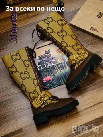 Gucci Дамски Ботуши Естествена Кожа Гучи Код D1622