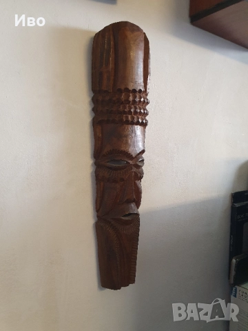 Оригинални дървени африкански маски. Купувани през 1986г. от Мозамбик. По 80лв./бр. Налична е само с, снимка 8 - Декорация за дома - 52036111