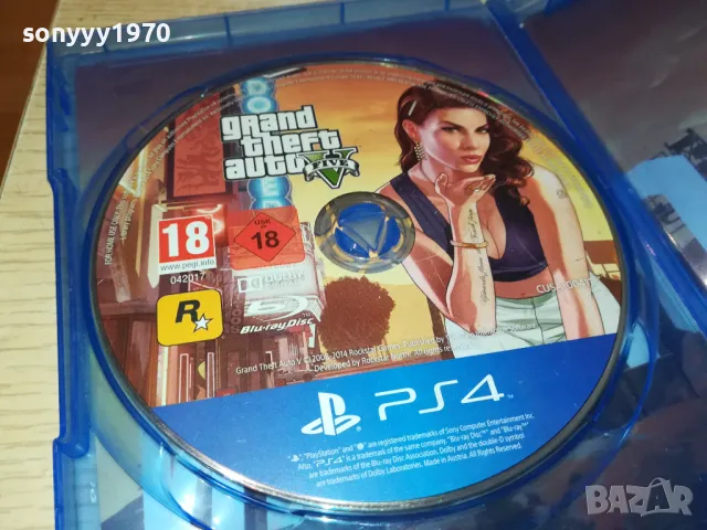 SONY PS4 GAME-GRAND THEFT AUTO 2605251306, снимка 2 - Игри за PlayStation - 50430218