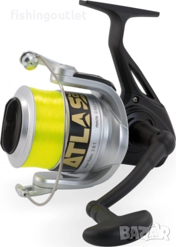 Три макари за дънен риболов с фабрично навита корда LINEAEFFE ATLAS, снимка 4 - Макари - 52485899