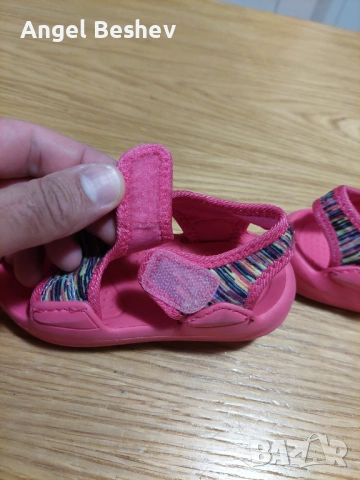 Бебешки сандали за момиче - номер 21/22, снимка 2 - Бебешки обувки - 54346702
