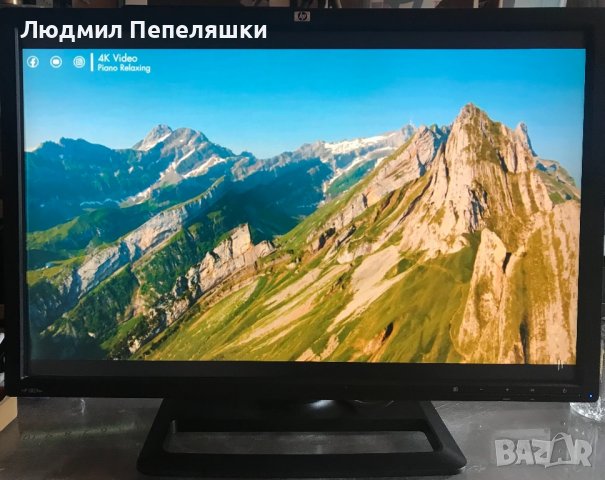 HP ZR24w 24-inch S-IPS LCD Monitor, снимка 1