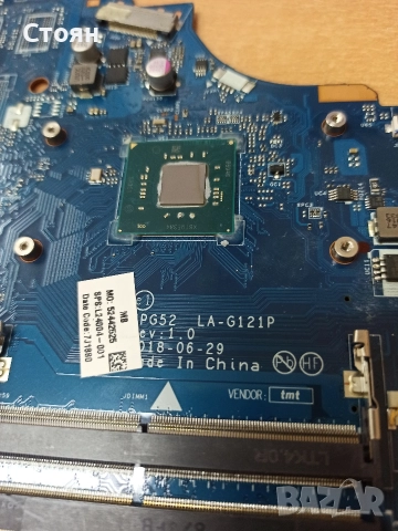 Дънна платка за Hp 15-Bs Series EPG52 LA-G121P, снимка 3 - Дънни платки - 52934354