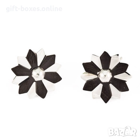 Елегантни обеци от стомана, снимка 2 - Обеци - 52334638