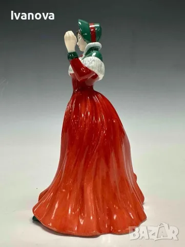 Порцеланова коледна фигурка Royal Doulton, снимка 3 - Коледни подаръци - 56537234