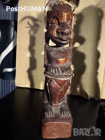 Африкански фигури - статуетки - дърво, снимка 7 - Колекции - 48223434