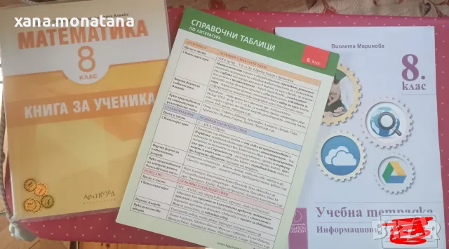 Учебни помагала за 8 клас
