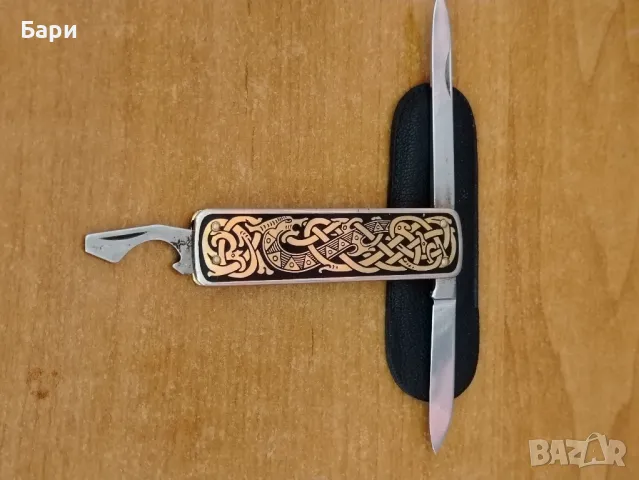 Малък колекционерски сгъваем нож,ножка,ножче на ЕКА-Швеция, снимка 5 - Ножове - 49354318