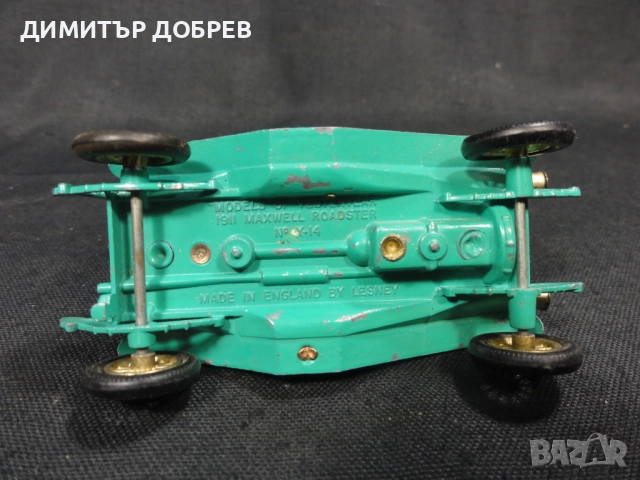 СТАРА РЕТРО МЕТАЛНА КОЛИЧКА MAXWELL MATCHBOX MOY ENGLAND, снимка 6 - Колекции - 51867875