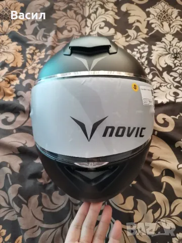 Каска за мотор Novic Switch Flip up-Отваряема гланц , снимка 2 - Спортна екипировка - 49476289