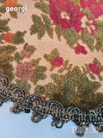 ретро сърмена покривка 32/3, снимка 3 - Покривки за маси - 53137670