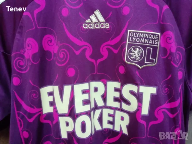 Olympique Lyonnais Lyon Adidas оригинална юбилейна фланелка тениска Олимпик Лион , снимка 5 - Тениски - 48610547