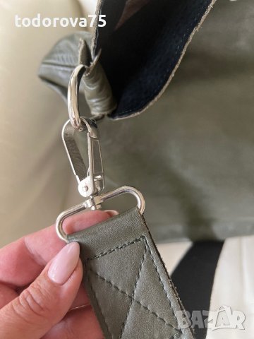 Голяма чанта от естествена кожа COLOSSEUM, снимка 10 - Чанти - 38415767