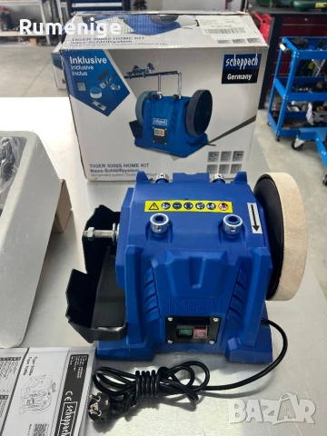 Машина за водно заточване Scheppach Tiger 5000s , снимка 5 - Други инструменти - 54043007