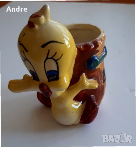чашка/моливник/ваза/саксийка Tweety, снимка 1