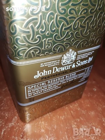 DEWARS 15 YEARS-МЕТАЛНА ПРАЗНА КУТИЯ ЗА КОЛЕКЦИЯ 0109221552, снимка 12 - Колекции - 37868996