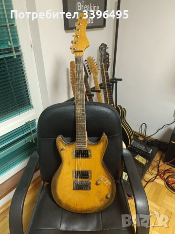 Китари Teisco semi hollow vintage 60s и custom китара., снимка 5 - Китари - 52541002