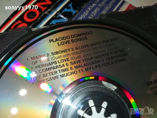 PLACIDO DOMINGO-LOVE SONGS-ORIGINAL CD-ВНОС GERMANY 2802251908, снимка 9 - CD дискове - 49317550