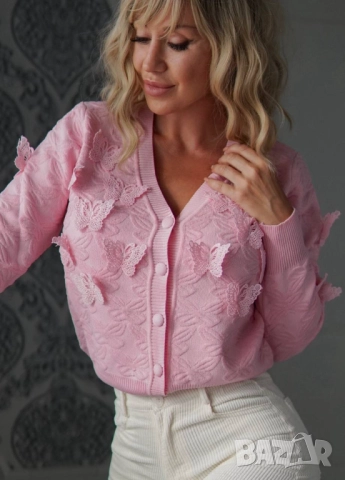 Жилетка с 3д пеперуди , снимка 2 - Жилетки - 51834641