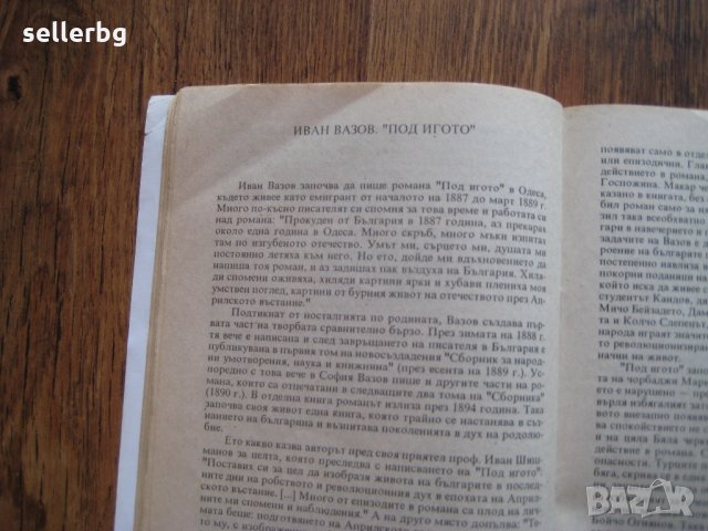 Литературни анализи в помощ на учениците от 6 клас - помагало - 1992, снимка 3 - Учебници, учебни тетрадки - 31220854