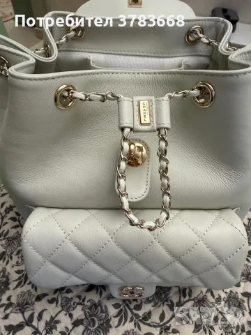 СТИЛНА ДАМСКА РАНИЦА В СТИЛ CHANEL, снимка 5 - Раници - 56521196