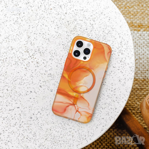  OtterBox Калъф за iPhone 14 Pro Max за MagSafe, удароустойчив, ултратънък, оранжев, снимка 3 - Калъфи, кейсове - 44741815