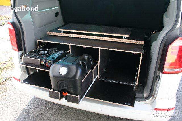 Мебели за трансформация на пикап или бус в кемпер „Uni Camp“, Модел „Base“, снимка 4 - Каравани и кемпери - 30778423