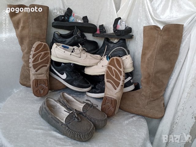 мъжки мокасини от естествена кожа естествен велур + топла подплата, 42 - 43, снимка 2 - Мокасини - 44581858