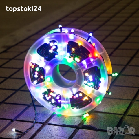 Водоустойчиви Коледни Led лампички   Звездно небе -   50 метра  240 светлини