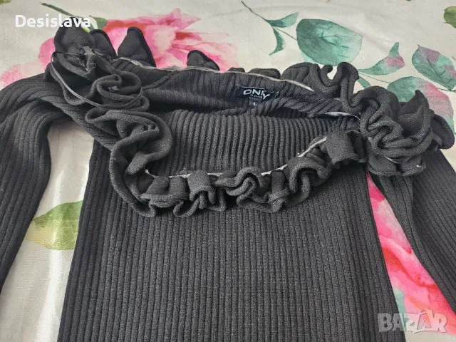 Черна рокля , снимка 3 - Рокли - 50062541