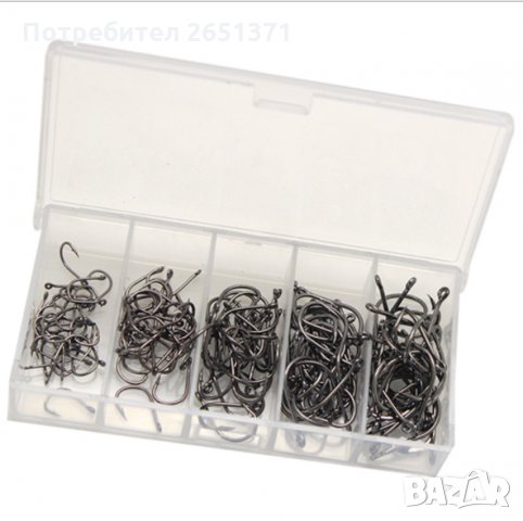 Комплект от 150 броя куки в кутия - 8 лв., снимка 5 - Такъми - 35137302