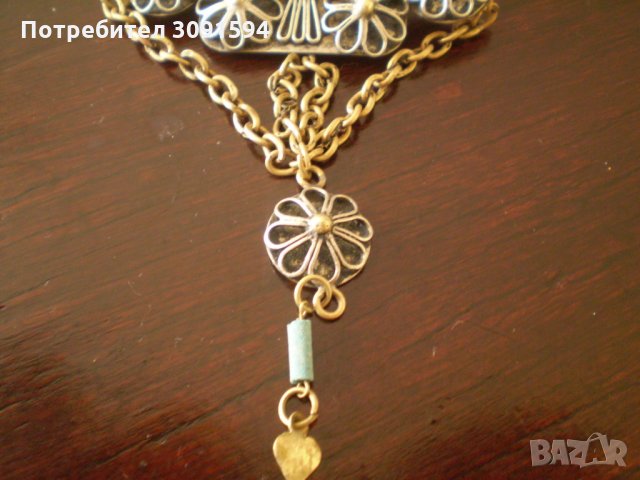 УНИКАЛНА АНТИЧНА БРОШКА С СИН КАМЪК, снимка 7 - Други ценни предмети - 33742587