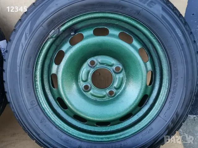 14’’ 4x108 originalni za ford/mazda2 със зимни гуми 175/65R14 dot2019г-№124, снимка 4 - Гуми и джанти - 48440186