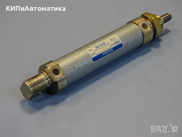 Пневматичен цилиндър Festo DSG-25-80 pneumatic cylinder 12Bar, снимка 2 - Резервни части за машини - 47675893
