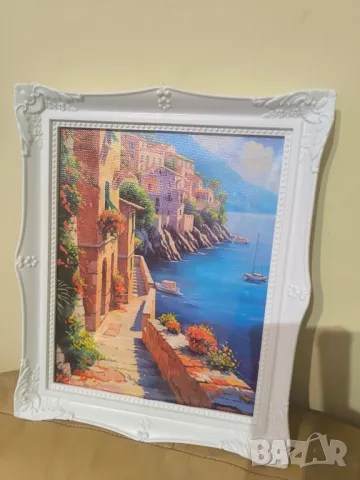 картина Средиземноморски пейзаж, снимка 2 - Картини - 47929200