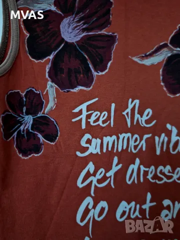 Памучен потник керемиден цвят S M размер, снимка 3 - Потници - 49451939