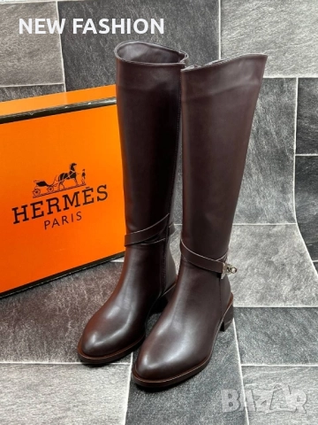 Дамски Ботуши ✨ Hermes , снимка 4 - Дамски ботуши - 51463589
