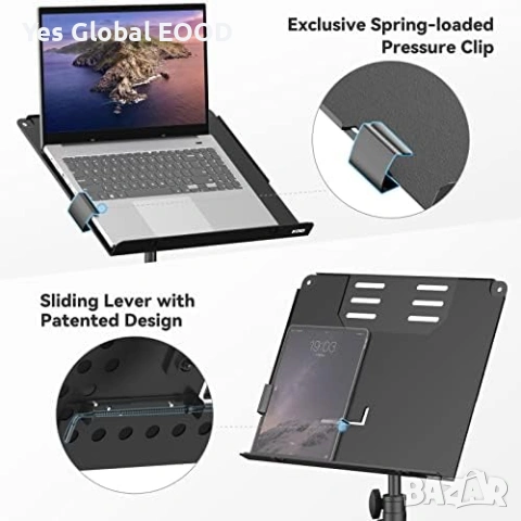 KDD стойка за проектор 4-в-1 регулируема 59–160 см, снимка 5 - Други стоки за дома - 53371650