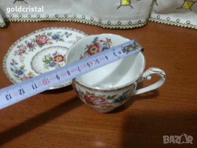 Английски костен порцелан сет за чай , снимка 6 - Антикварни и старинни предмети - 42868272