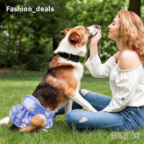 Нови хигиенни бикини за домашни любимци куче 3 броя пелени за многократна употреба, снимка 6 - За кучета - 37597787