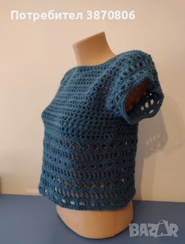 Блуза с къс ръкав размер S