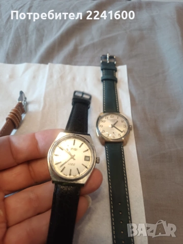 Лот от 5 швейцарски часовника, снимка 7 - Мъжки - 54156383