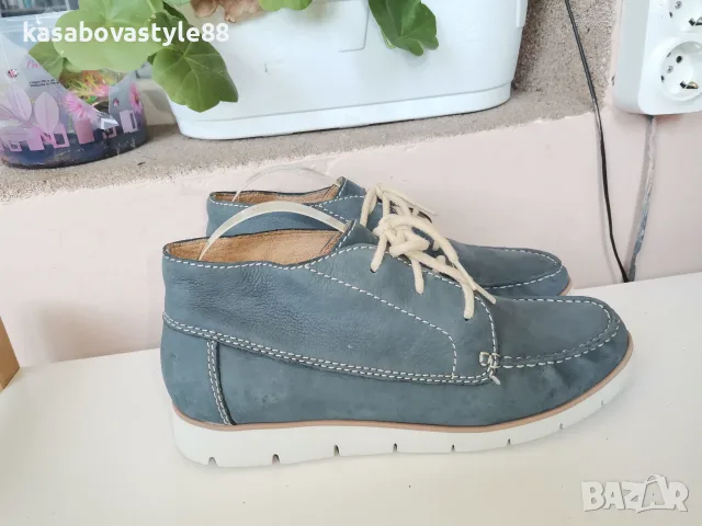 Сини боти  Gabor 38 н. Естествена кожа 