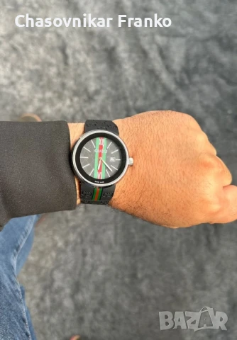 GUCCİ Кварцови маркови качествени часовници , снимка 8 - Мъжки - 50593596