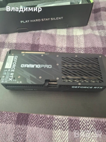 Супер мощна видеокарта Palit GeForce RTX 5080 GamingPro 16GB GDDR7 с гаранция + подарък дъжач!, снимка 2 - Видеокарти - 54333109