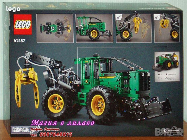Продавам лего LEGO Technic 42157 - John Deere 948L II Skidder, снимка 2 - Образователни игри - 44247803