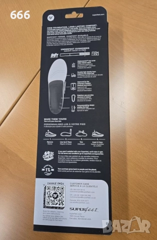 Superfeet - Универсални стелки за ниска сводова част - Ортопедични стелки за тънки, тесни обувки, снимка 5 - Други - 52896009