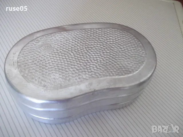 Кутия "ALUVA" за храна алуминиева от соца, снимка 4 - Кутии за храна - 50352032