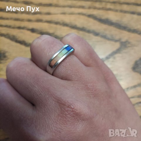 Сребърен пръстен (5), снимка 2 - Пръстени - 40523164